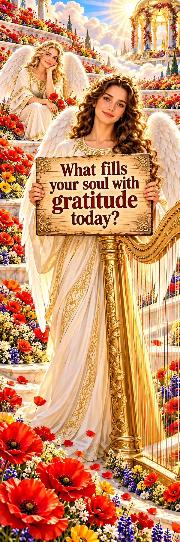 Jesus Christ invites reflection on gratitude and joy - AI-generated stock image