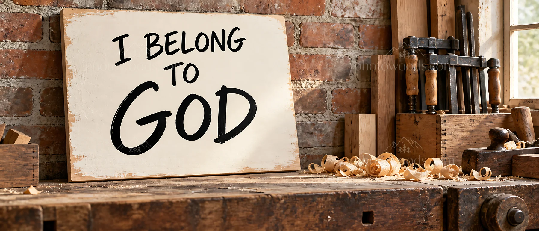 Jesus Christ welcomes with a message of belonging to God - AI-generated stock image