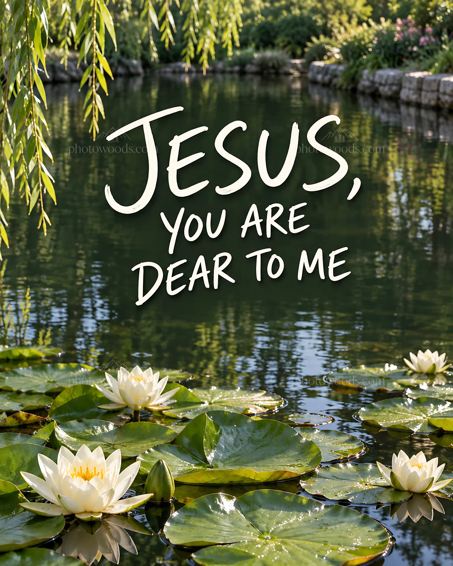 Jesus Christ you are dear to me - AI-generated stock image