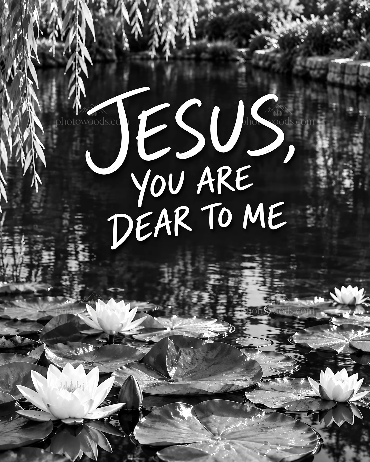 Jesus Christ you are dear to me - AI-generated stock image