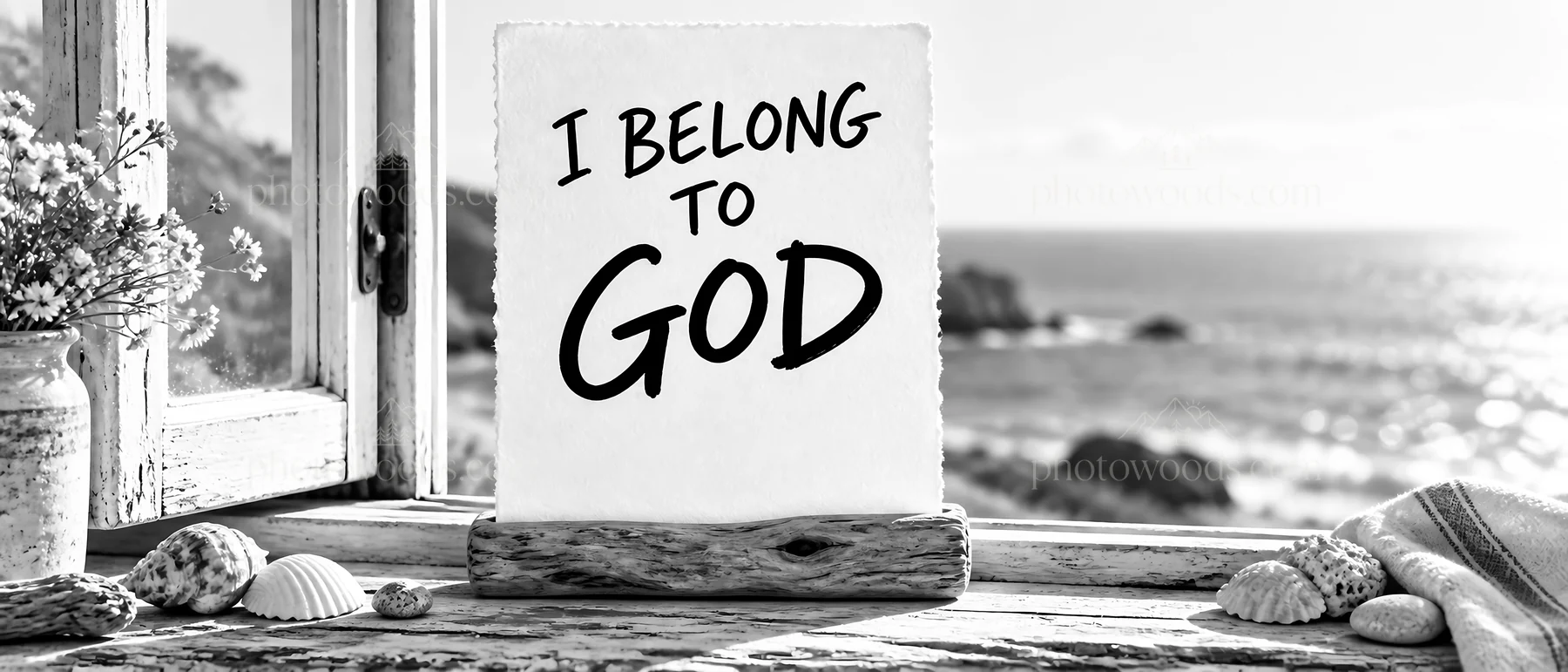 Jesus Christ welcomes believers to God - AI-generated stock image