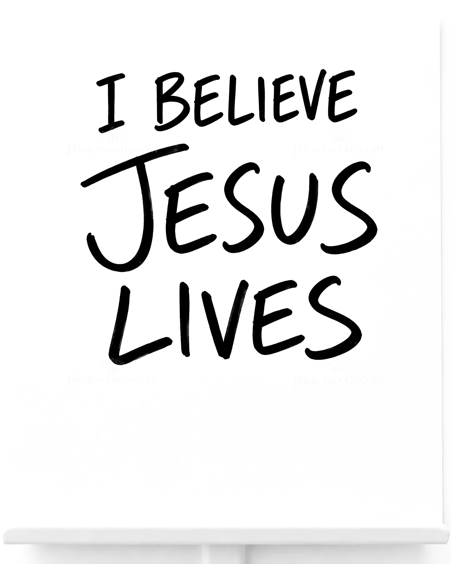 Jesus Christ lives in the hearts of believers - AI-generated stock image