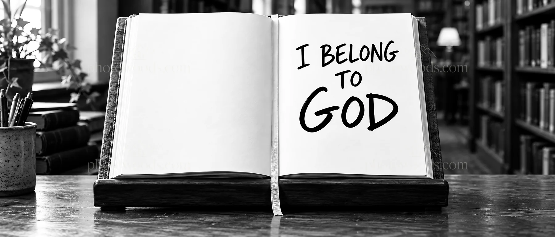 Jesus Christ and the message of belonging to God - AI-generated stock image