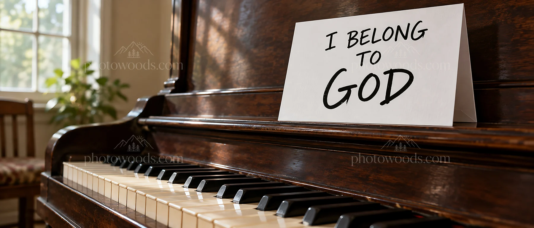 Jesus Christ teaches about belonging to God - AI-generated stock image
