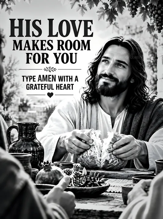 Bread shared with love at a gathering - AI-generated stock image