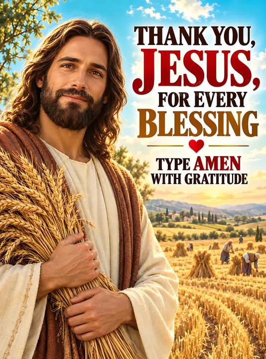 Gratitude for the harvest and abundance of blessings - AI-generated stock image