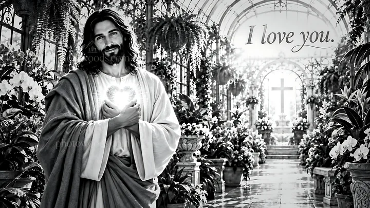 Love within the Glasshouse - AI-generated stock image
