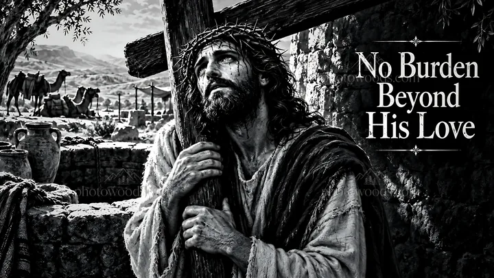 No burden beyond his love in a dramatic scene - AI-generated stock image