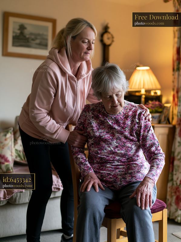 Support for a person with Parkinson's disease