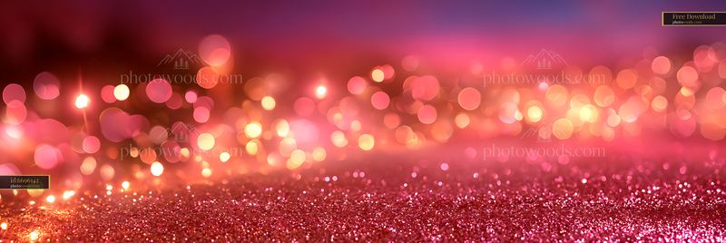 Rose Gold and Champagne Bokeh With Soft Light Details