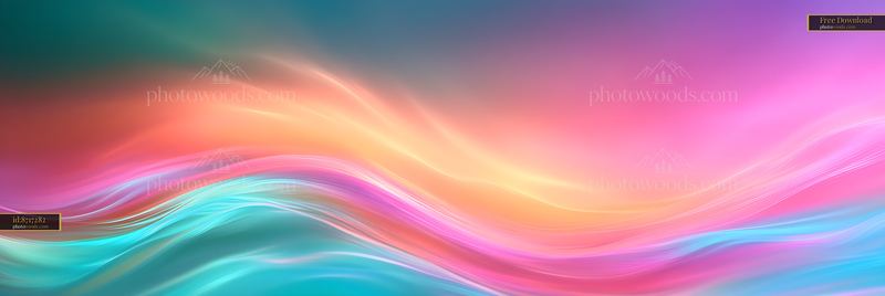 Soft Pastel Gradient Background With Gentle Wave Patterns
