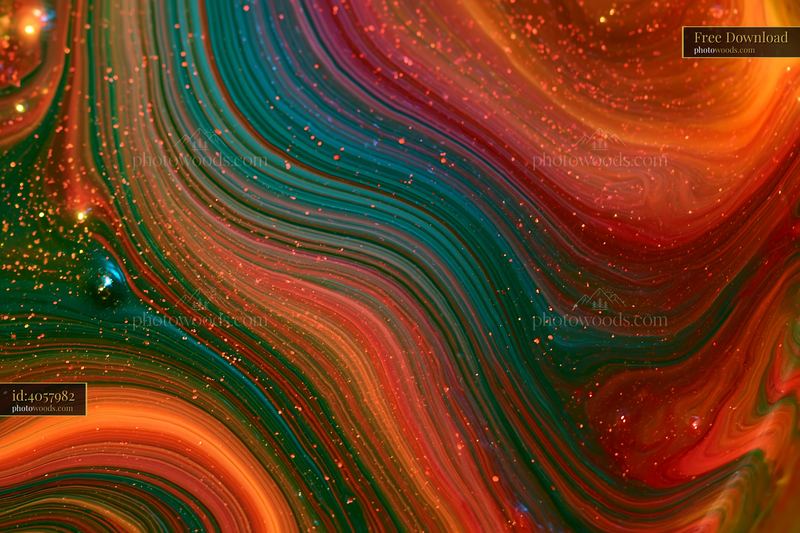 Colorful abstract swirl glittering pattern in vibrant hues