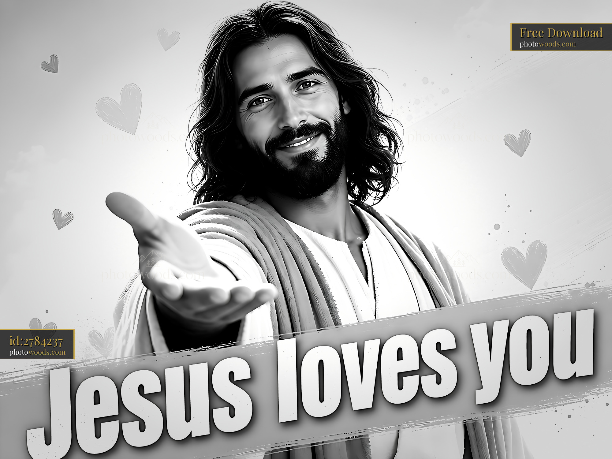 Jesus Offers Love and Support to Those in Need