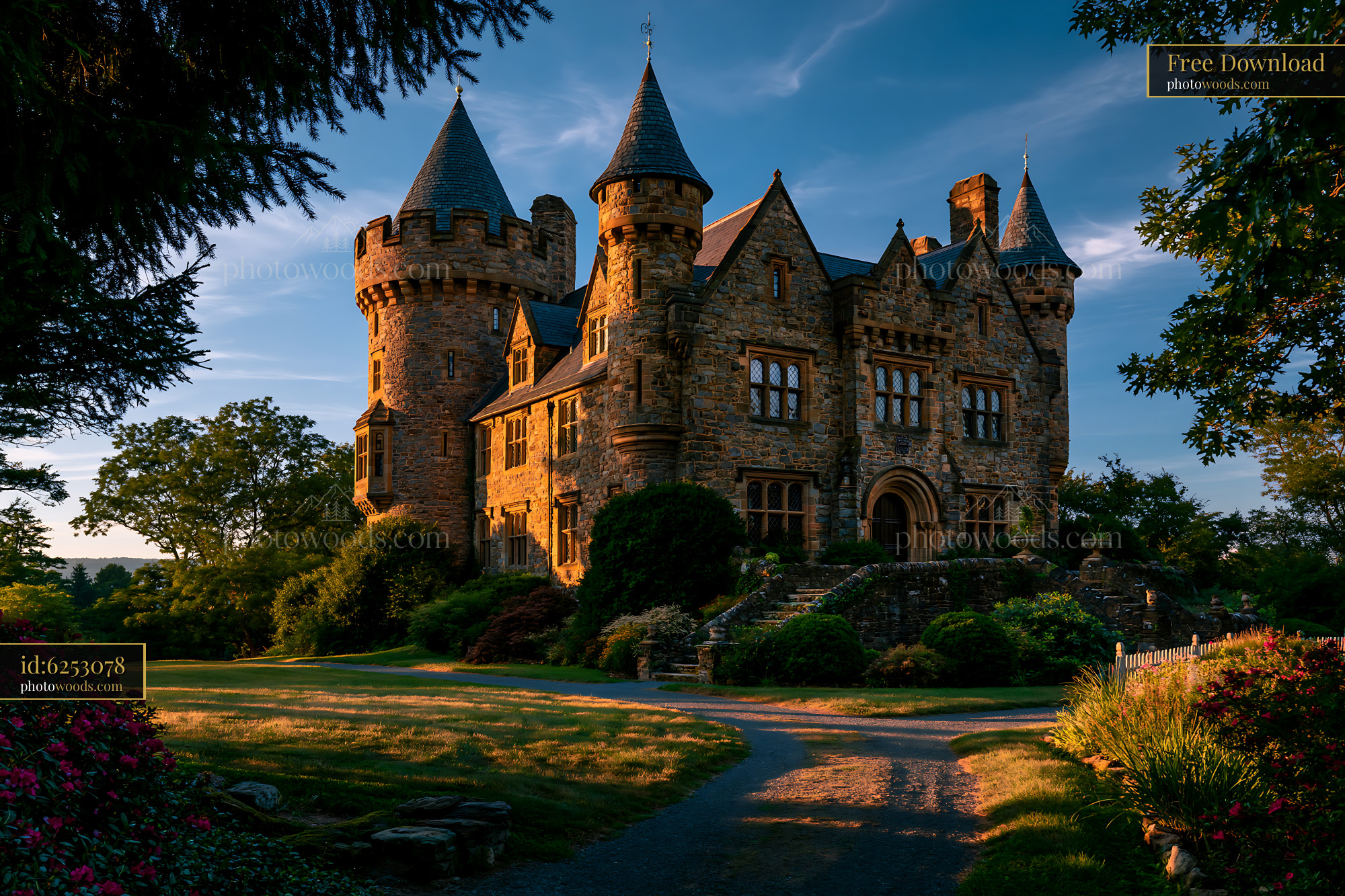Castle at Sunset, Stoke, United Kingdom