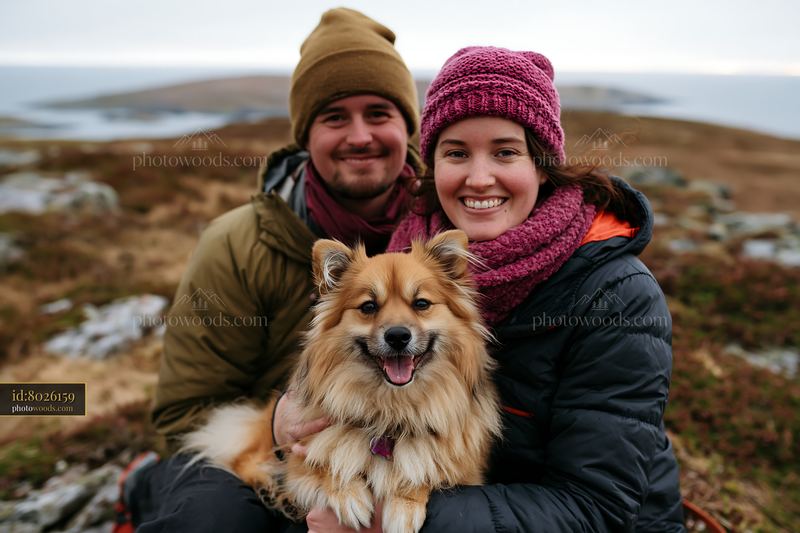 Family enjoys time outdoors with rare dog breed
