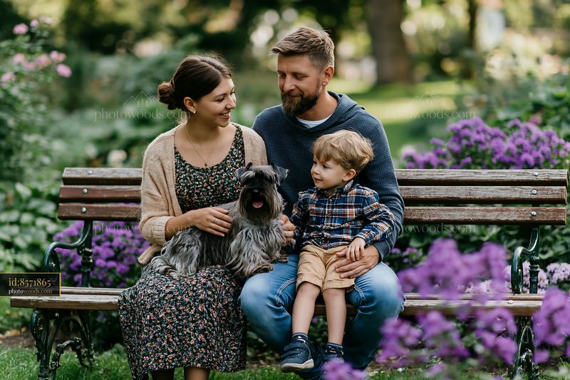 Family enjoys time in the park with rare dog breed