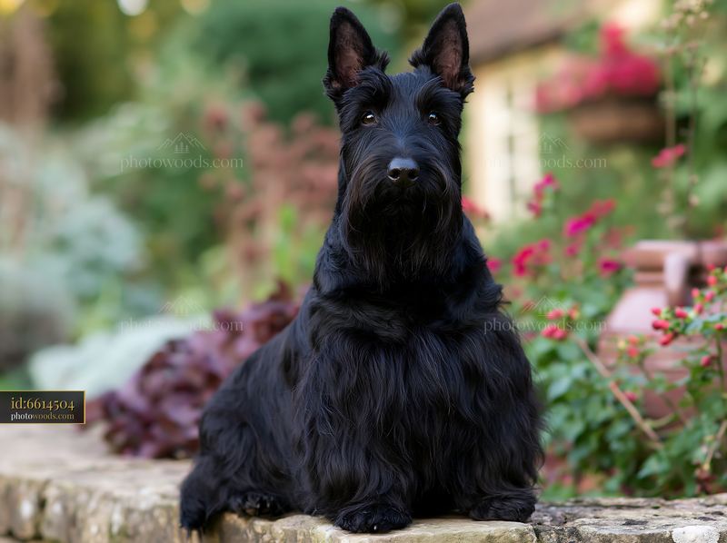 Rare dog breed with unusual coat texture resting outdoors