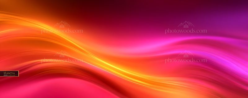 Abstract Flow of Golden Yellow Into Rose Tones