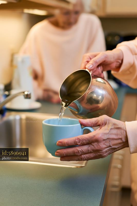 Older adult participating in occupational therapy session