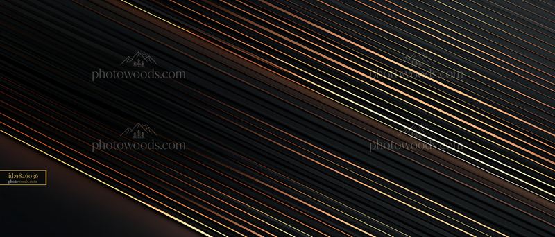 Geometric Backdrop of Thin Gold Lines on a Dark Surface