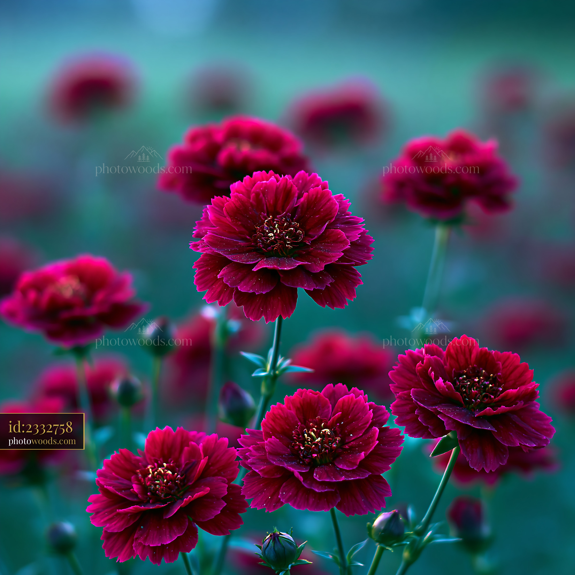 Red Flowers Bloom Brightly in a Garden During Daytime