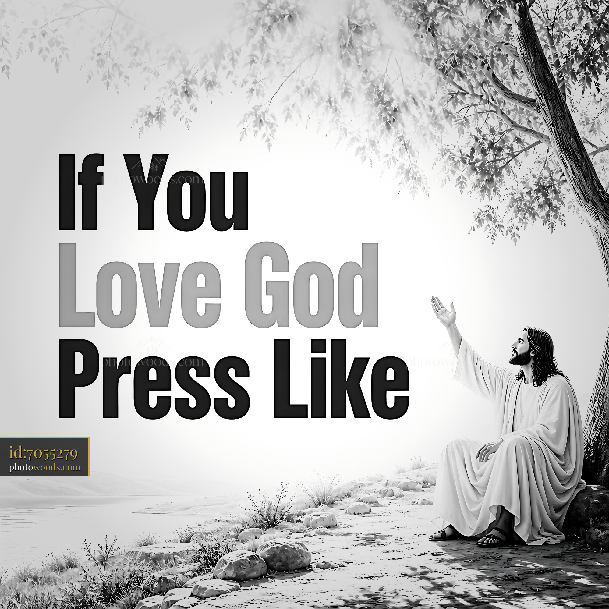 Person Raising Hand Near Water While Expressing Love for God