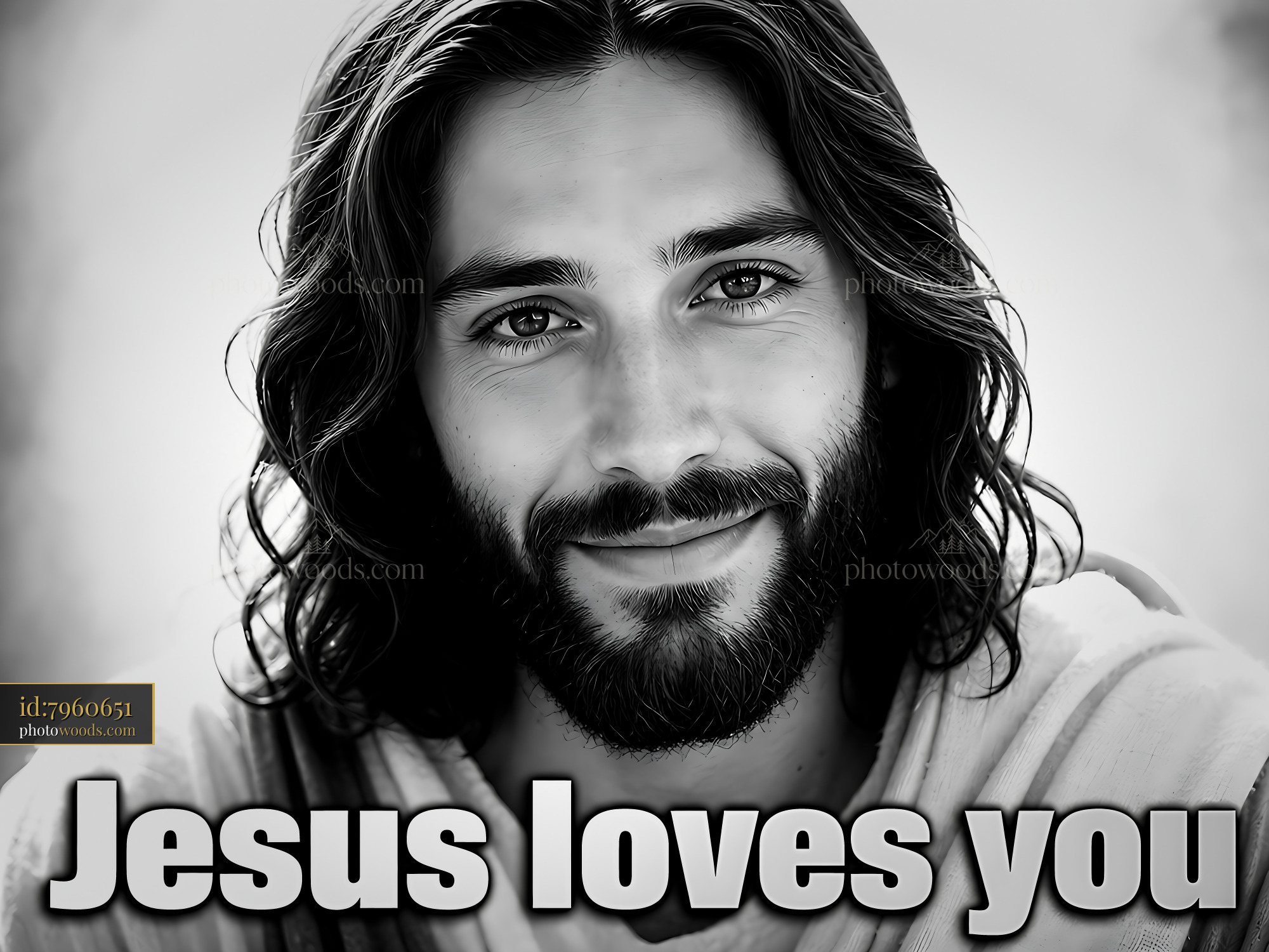 Man With Long Hair Smiles and Shares Positive Message