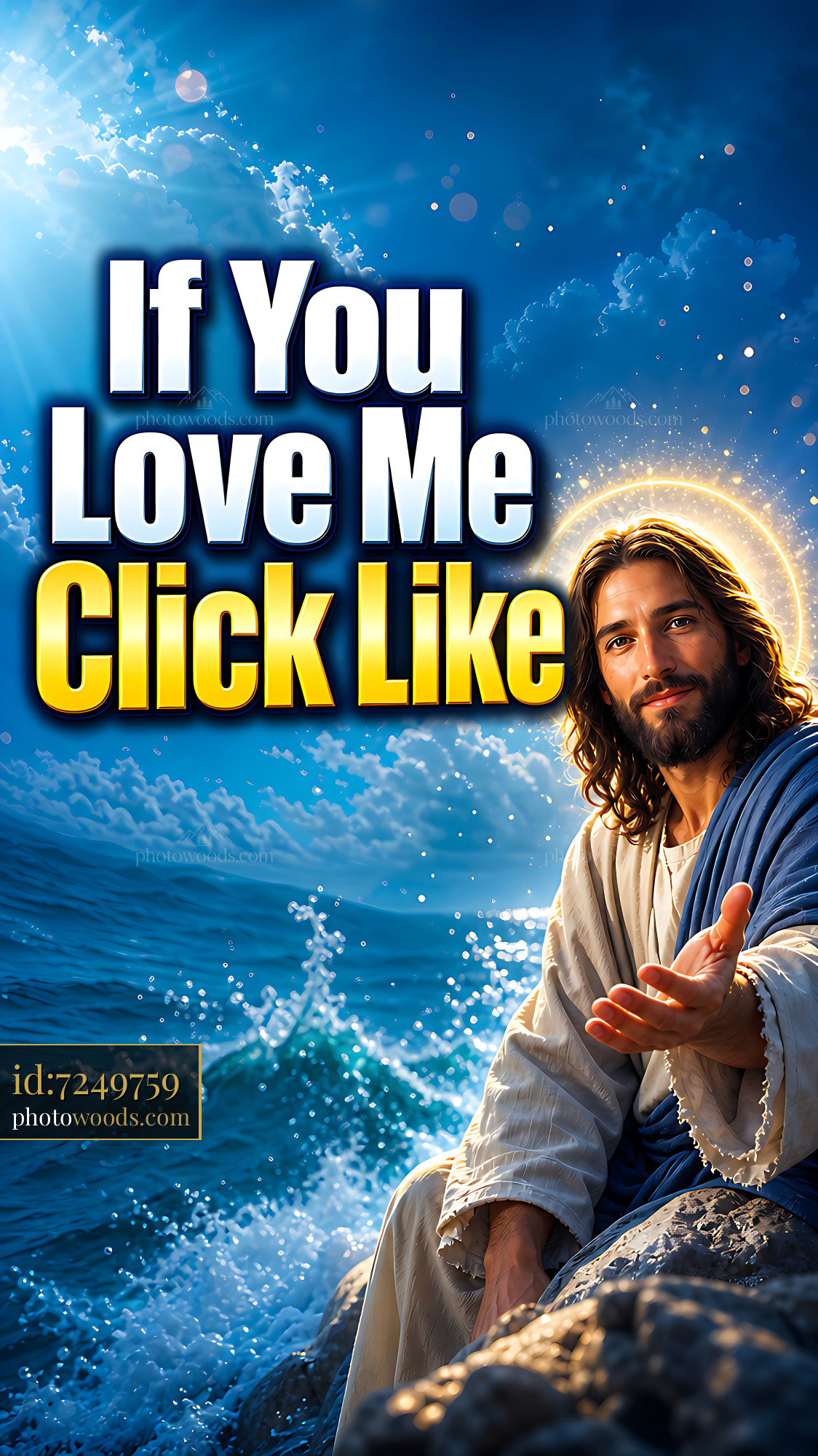 Jesus Offers Help by the Ocean With a Call to Action