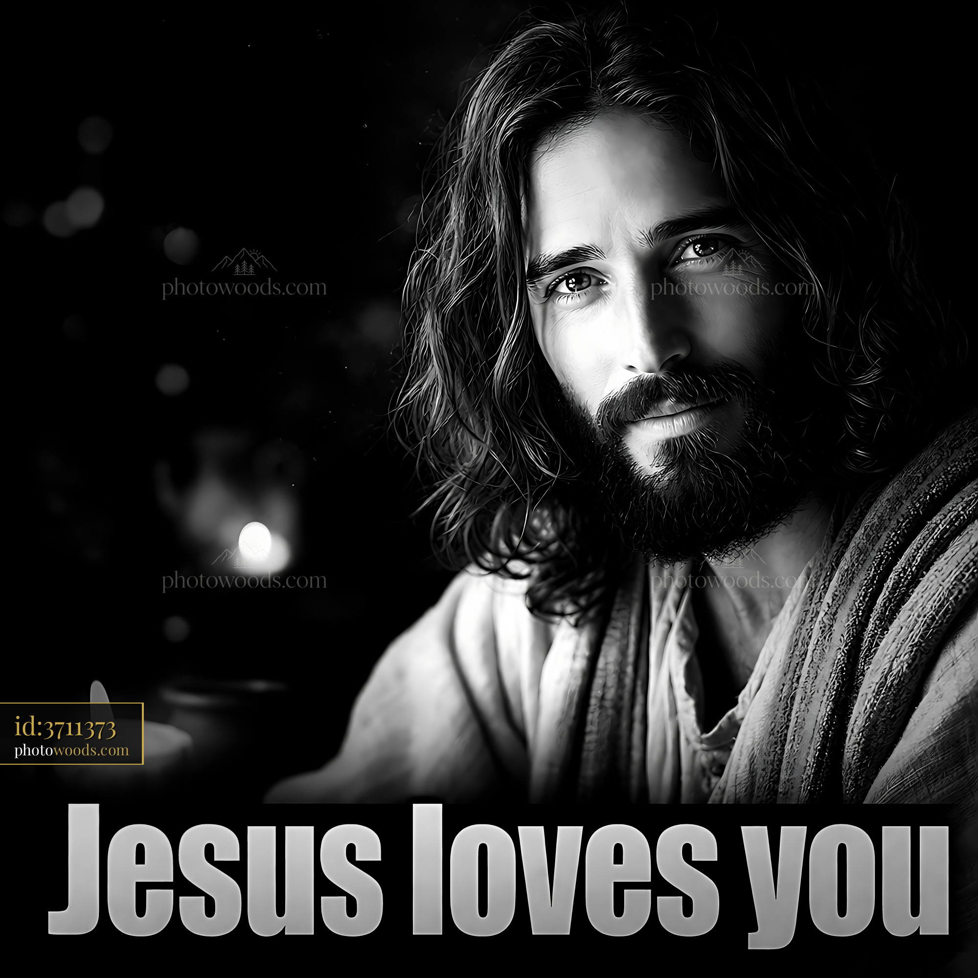 Jesus Shows Love and Kindness With a Warm Smile
