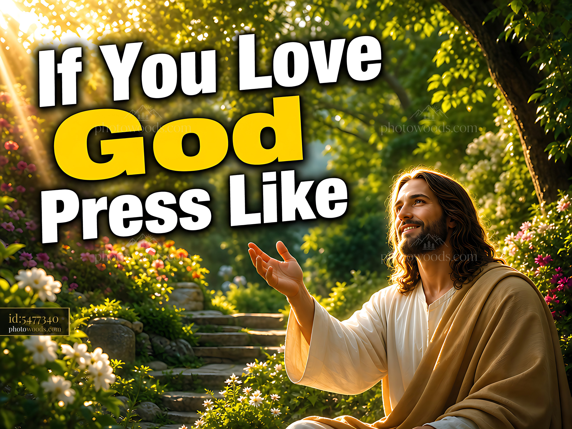 Jesus Smiles in Nature Inviting Engagement With a Message