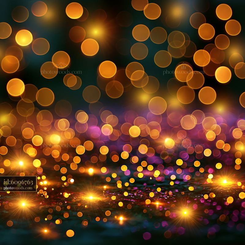 Colorful Bokeh Lights Create a Vibrant Background for Design