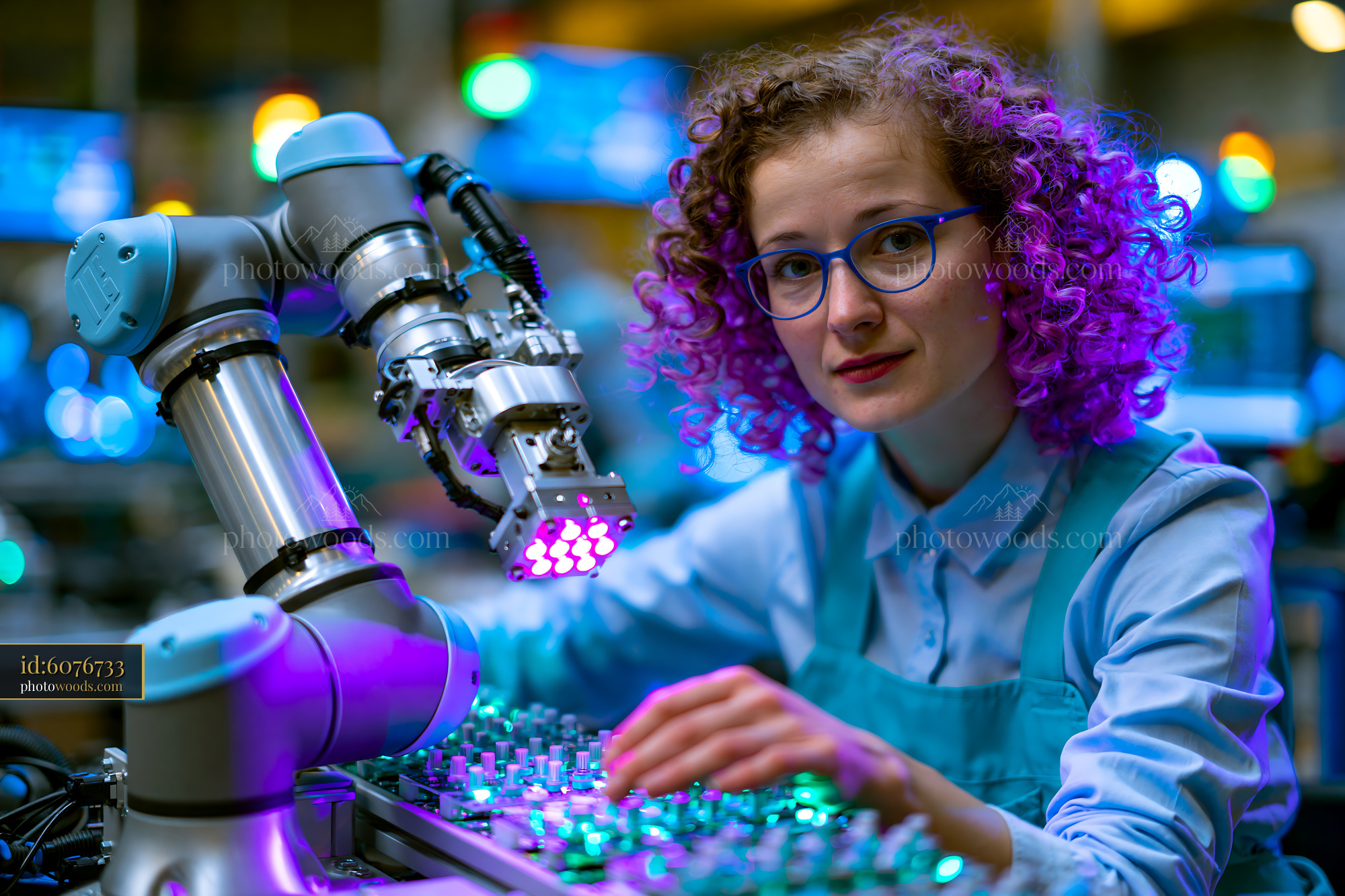 Worker Hand Guiding Collaborative Robot in a Factory Setting