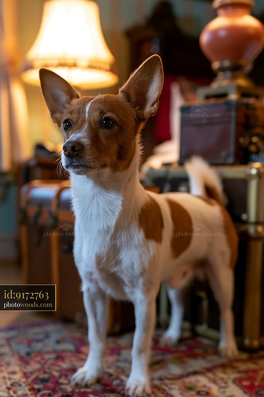 Rare dog breed at pet-friendly hotel
