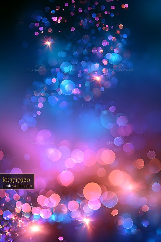 Colorful Soft Bokeh Lights in Pastel Shades