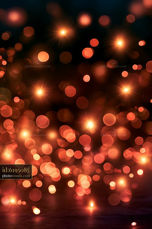 Bright glowing orbs in a dark background