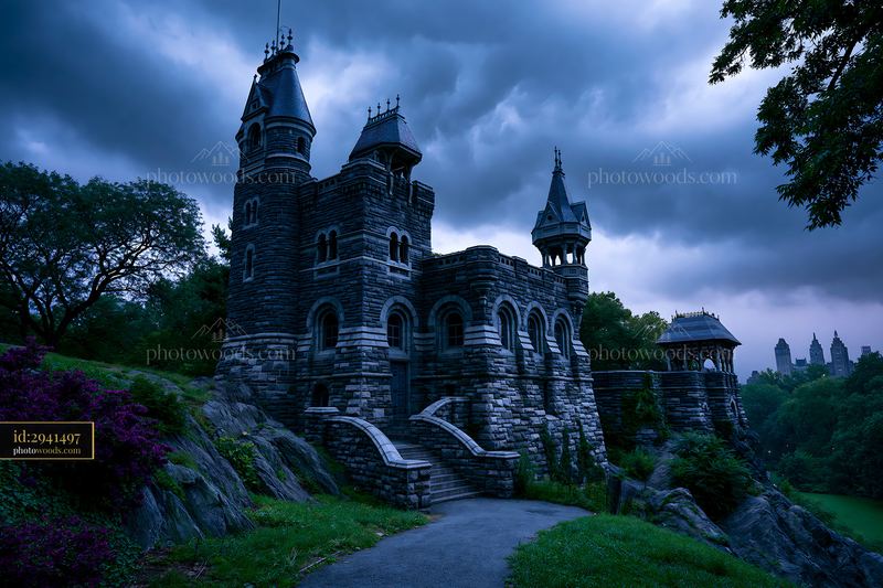 Belvedere Castle in Central Park, New York City, USA
