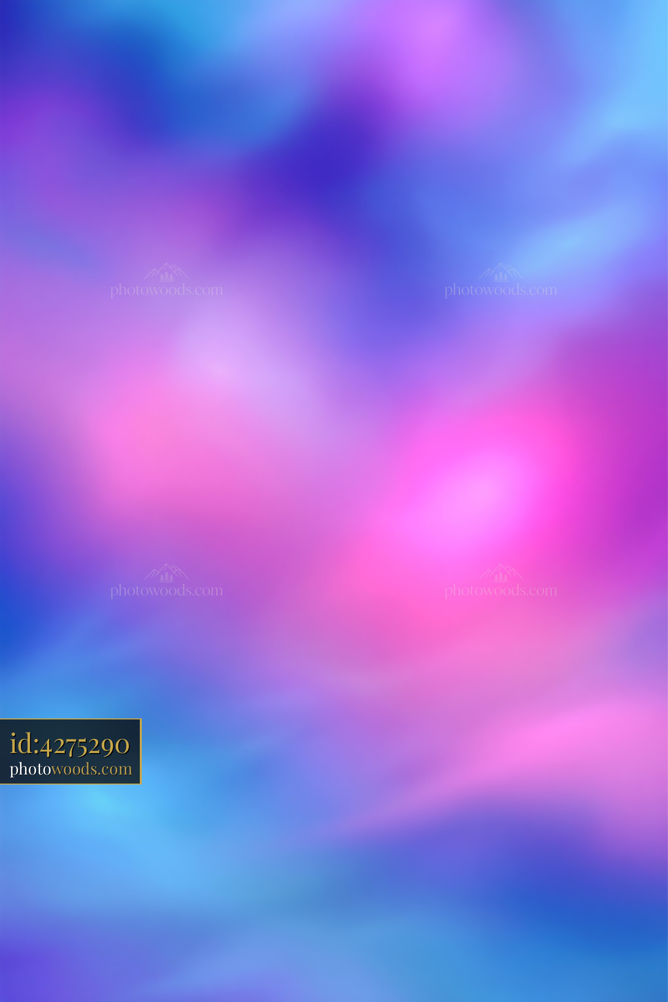 Abstract Background With Colorful Hues of Blue and Pink Shades