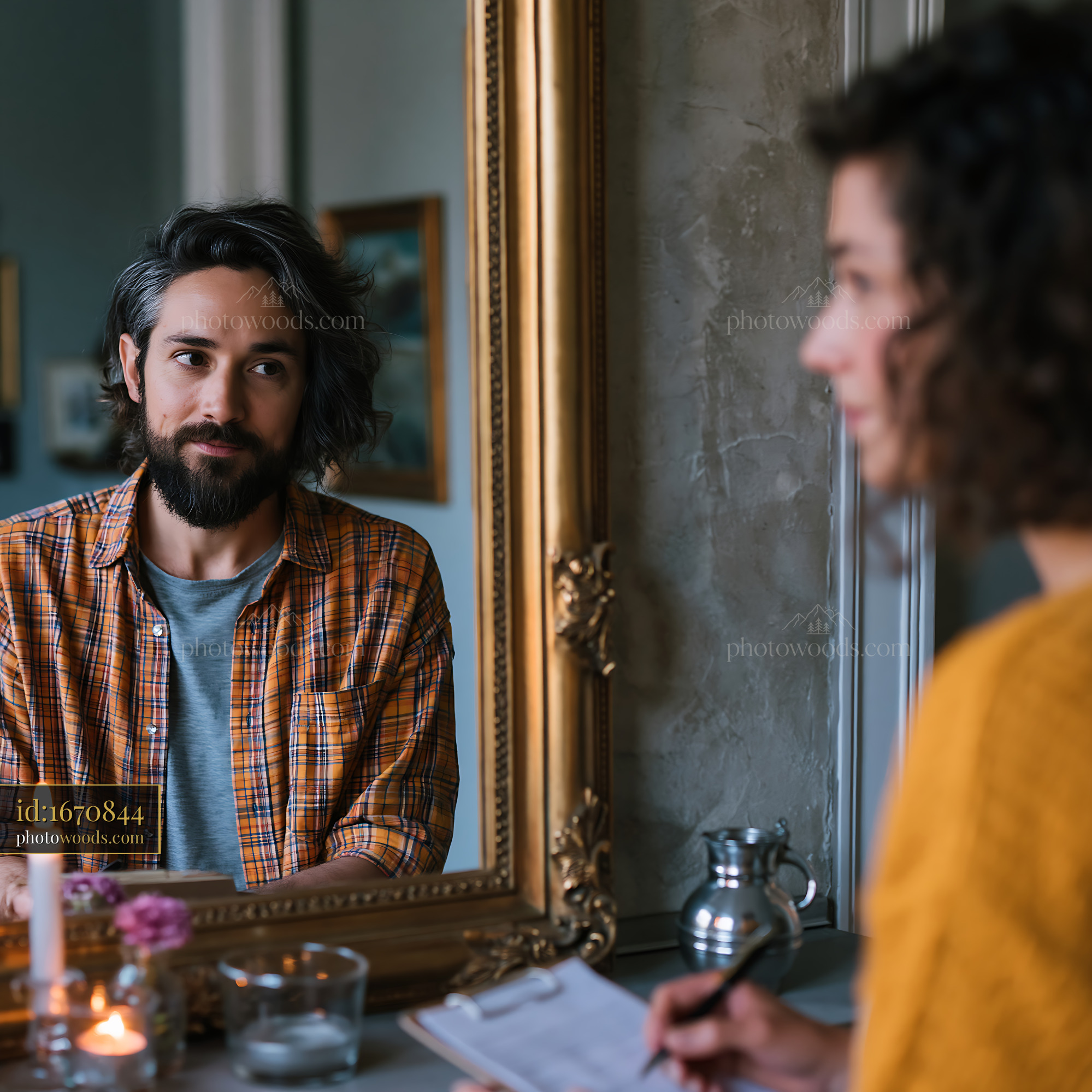 Couple Discussing Mortgage Contract in Home Setting