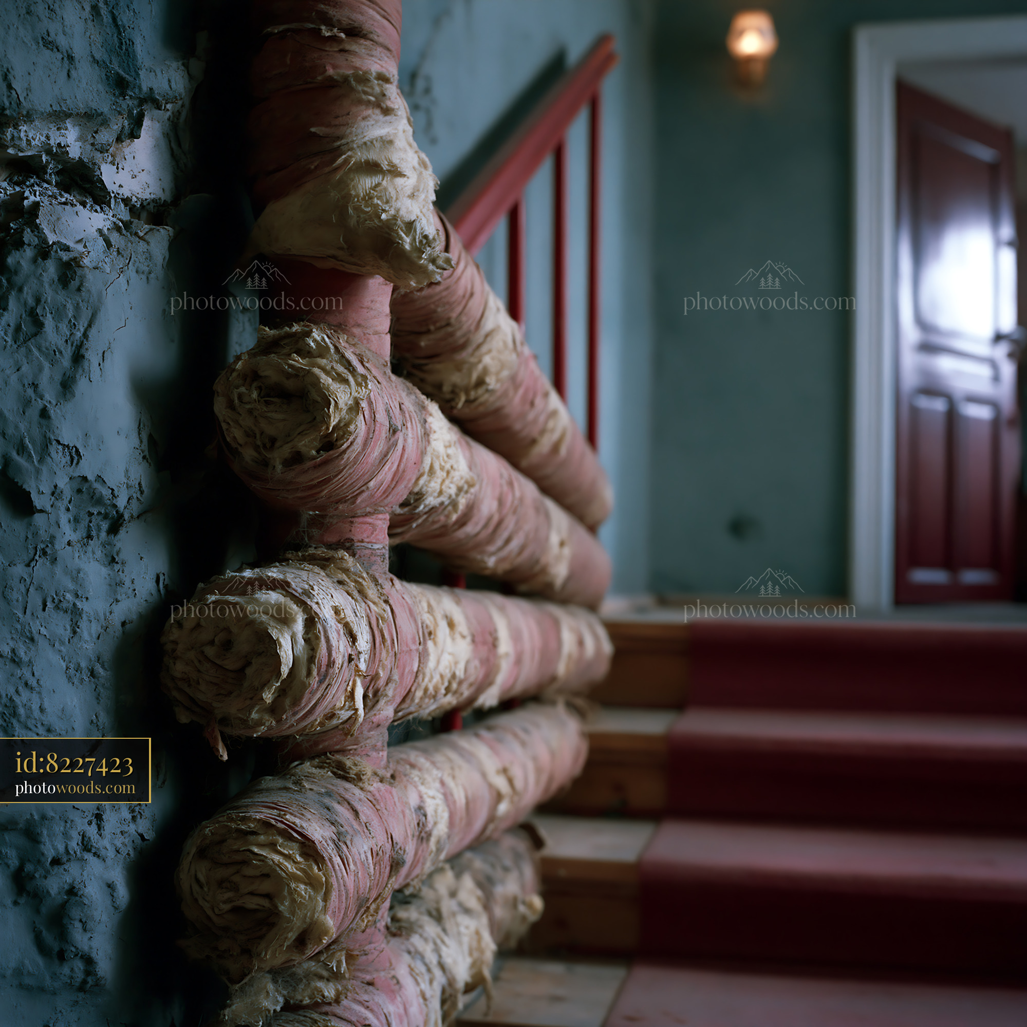 Decaying Stairwell of a Panel Apartment Block in an Abandoned Building