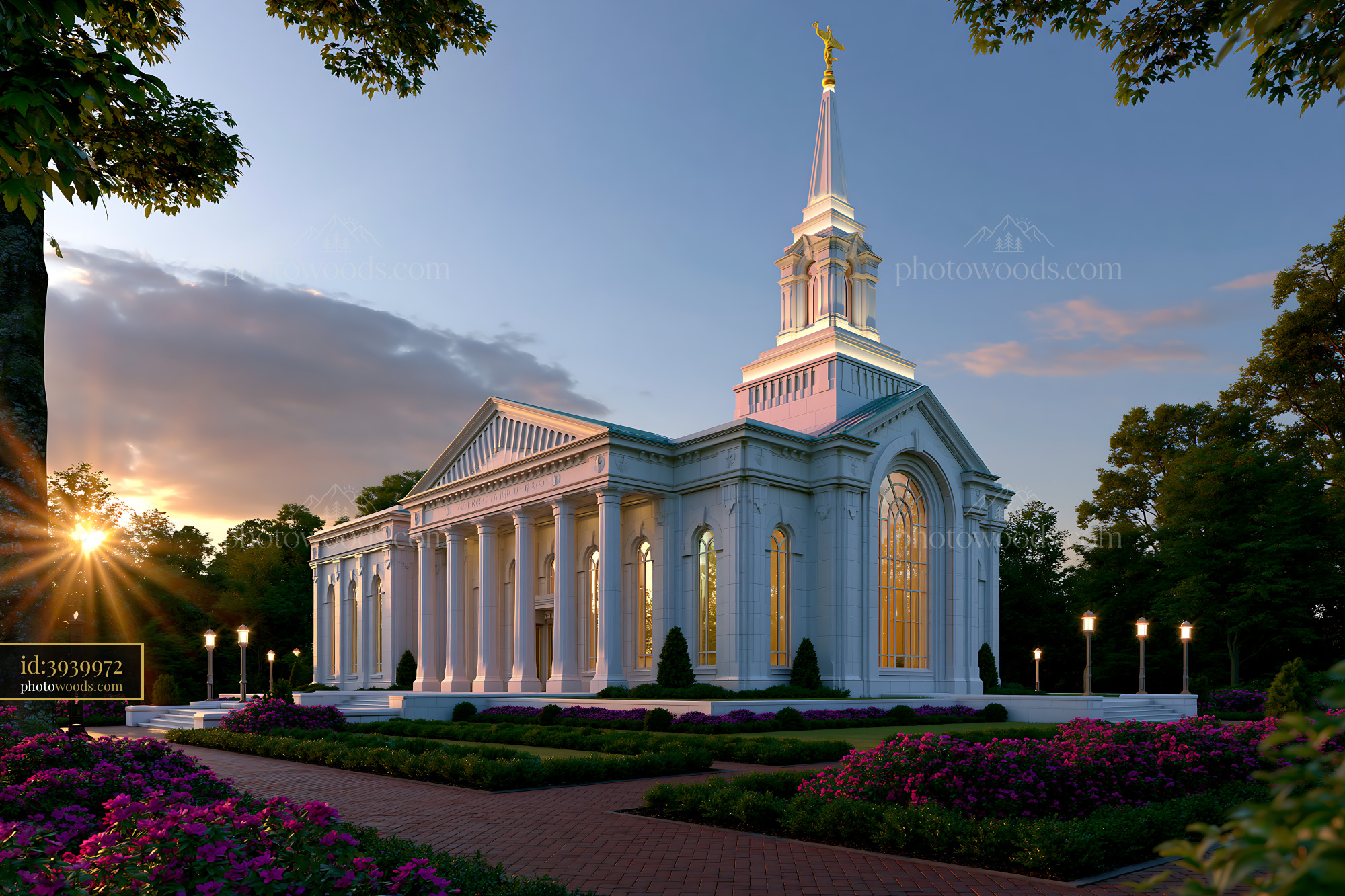 Architectural Photography of Atlan 1d16208f in Golden Hour Light